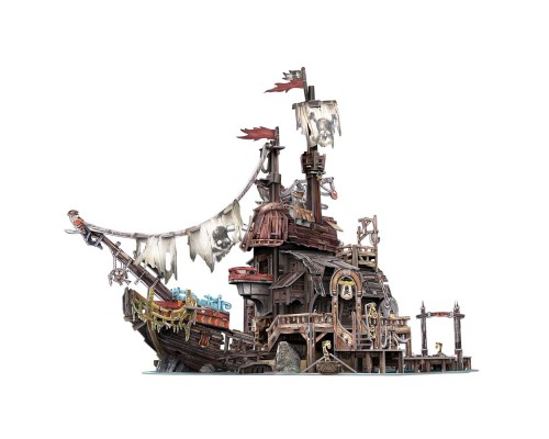 Пазл Cubic Fun 3D Піратський корабель Тортуга (T4039h)