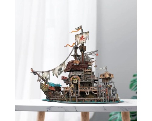 Пазл Cubic Fun 3D Піратський корабель Тортуга (T4039h)