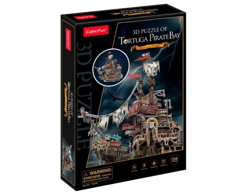 Пазл Cubic Fun 3D Піратський корабель Тортуга (T4039h)