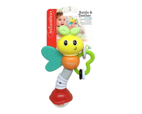 Брязкальце Infantino Міс Баг з прорізувачем (304890I)