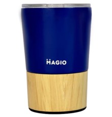 Термокружка Magio Бамбук 400 мл Синя (MG-1044I)