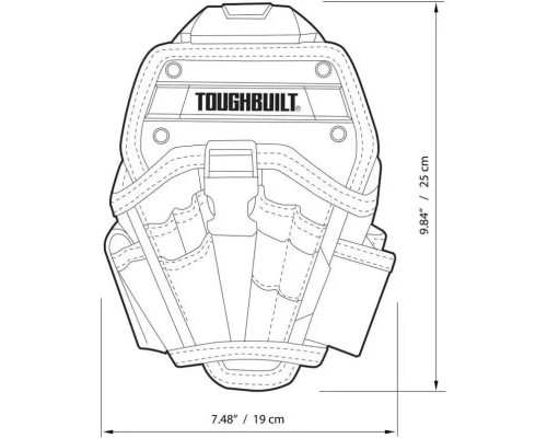 Сумка для інструмента ToughBuilt швидкознімна кобура для великого дриля (TB-CT-20-L)