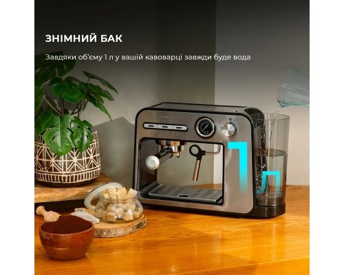 Ріжкова кавоварка еспресо Cecotec CCTC-01983 Ріжкова кавоварка еспресо Cecotec CCTC-01983