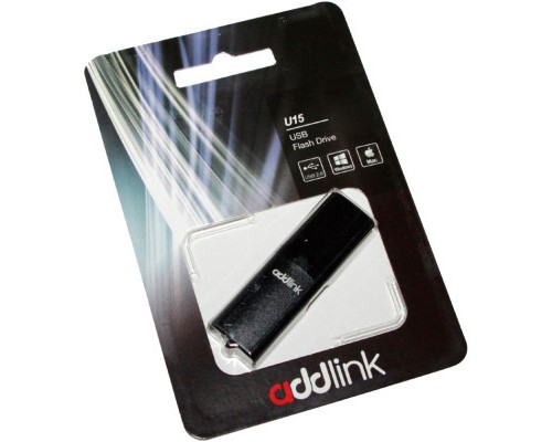 USB флеш накопичувач AddLink 64GB U15 Gray USB 2.0 (ad64GBU15G2) 