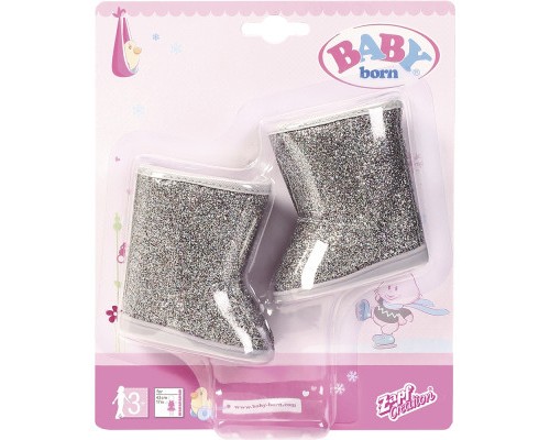 Аксесуар до ляльки Zapf Baby Born Сріблясті Чобітки (831786)