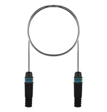 Скакалка LiveUp Jump Rope LS3137 швидкісна чорна 280см (6951376109580)