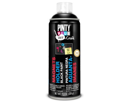 Фарба-аерозоль Pintyplus Чорна, з ефектом магніту, 400 мл (8429576260007)