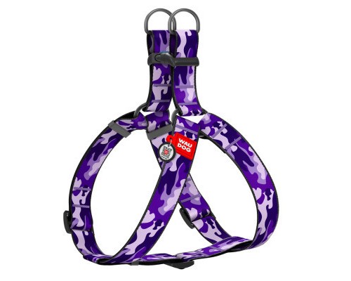 Шлея для собак WAUDOG Nylon з QR паспортом 