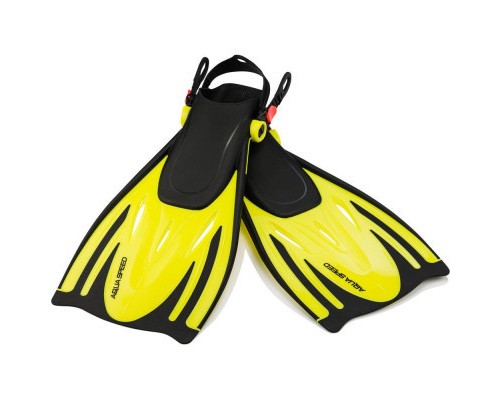 Ласти Aqua Speed Wombat 530-18-1 чорний, жовтий 38-41 (5908217630377)