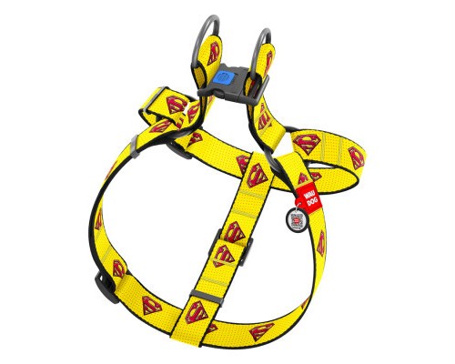 Шлея для собак WAUDOG Nylon з QR паспортом 