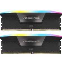 Модуль пам'яті для комп'ютера DDR5 32GB (2x16GB) 6000 MHz Vengeance RGB Black Corsair (CMH32GX5M2E6000Z36)