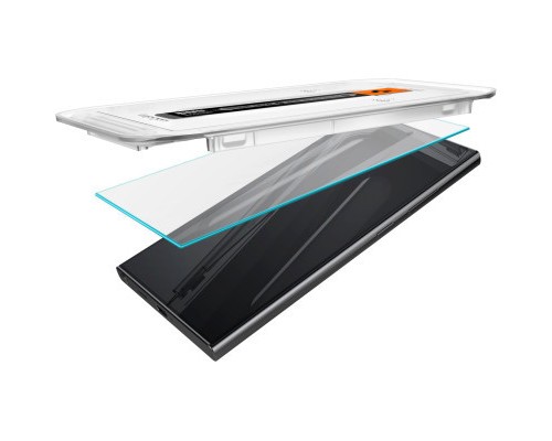 Скло захисне Spigen Samsung Galaxy S24 Ultra tR EZ Fit HD (2 Pack) (AGL07495)