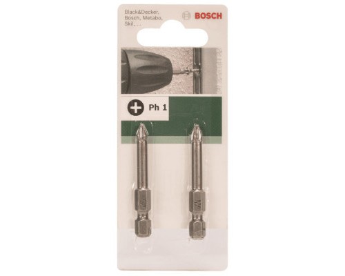 Набір біт Bosch PH 1 XH, 49мм, 2шт (2.609.255.919)