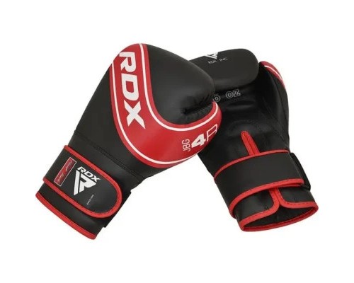 Боксерські рукавички RDX 4B Robo Kids Red/Black 6 унцій (JBG-4R-6oz)