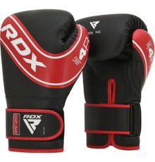 Боксерські рукавички RDX 4B Robo Kids Red/Black 6 унцій (JBG-4R-6oz)