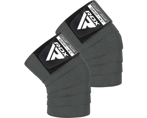 Бинт для спорту RDX на коліна K1 GYM Knee Wraps Grey (WAH-K1G)