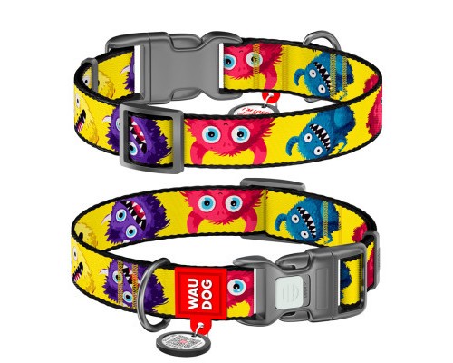 Нашийник для тварин WAUDOG Nylon з QR паспортом 