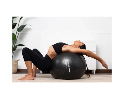 М'яч для фітнесу Power System PS-4013 O75 cm PRO Gymball Black (4013BK-0) М'яч для фітнесу Power System PS-4013 O75 cm PRO Gymball Black (4013BK-0)