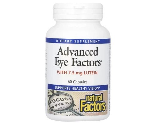 Вітамінно-мінеральний комплекс Natural Factors Здоровий зір, Advanced Eye Factors, 60 капсул (NFS03534) Вітамінно-мінеральний комплекс Natural Factors Здоровий зір, Advanced Eye Factors, 60 капсул (NFS03534)