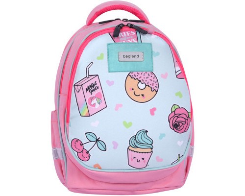 Рюкзак шкільний Bagland Butterfly 1349 Рожевий 21 л (0056566) (953918410)