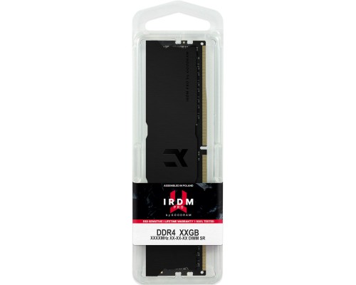 Модуль пам'яті для комп'ютера DDR4 32GB (2x16GB) 3600 MHz IRDM Pro Deep Black Goodram (IRP-K3600D4V64L18S/32GDC)