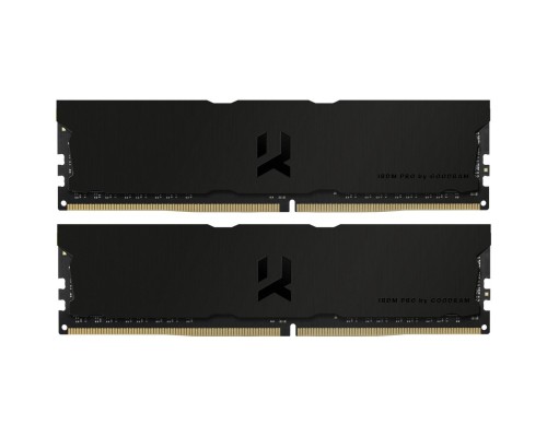Модуль пам'яті для комп'ютера DDR4 32GB (2x16GB) 3600 MHz IRDM Pro Deep Black Goodram (IRP-K3600D4V64L18S/32GDC)