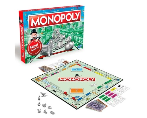 Настільна гра Hasbro Класична Монополія українська версія (C1009)