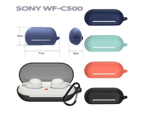 Чохол для навушників BeCover Silicon для Sony WF-C500 Red (712025)