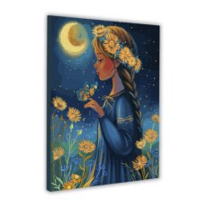 Картина по номерам Santi З алмазною мозаїкою Місячна казка 40 х 50 см ©pollypop92 (955379)