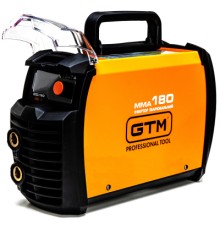 Зварювальний апарат GTM інвертор MMA-180DS LED, 180А, 1,6-4,0мм, 220В дисплей (MMA-180DS LED)