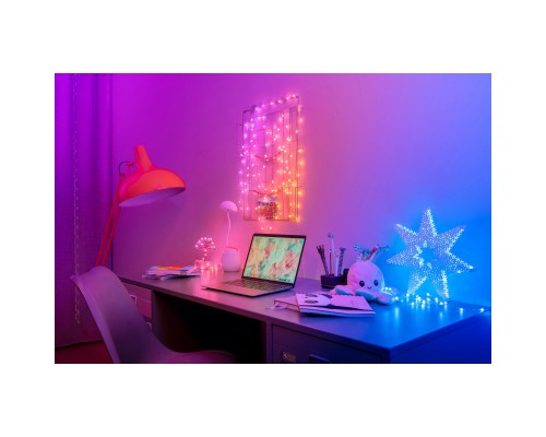 Гірлянда Twinkly mart LED, Strings USB 100 Pearl-shaped RGB LEDs, Green Wire, USB-C 6м (TWKP100RGB-G)
