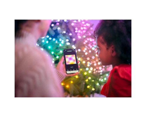 Гірлянда Twinkly mart LED, Strings USB 100 Pearl-shaped RGB LEDs, Green Wire, USB-C 6м (TWKP100RGB-G)