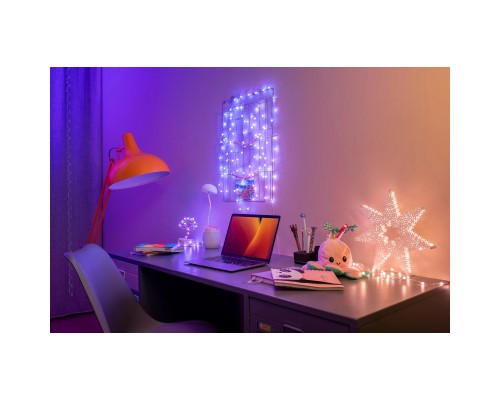 Гірлянда Twinkly mart LED, Strings USB 100 Pearl-shaped RGB LEDs, Green Wire, USB-C 6м (TWKP100RGB-G)