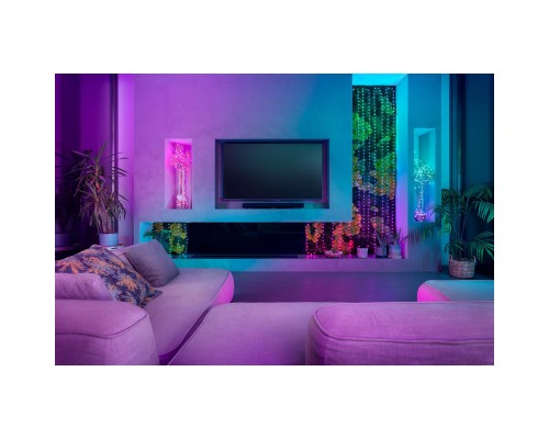 Гірлянда Twinkly mart LED, Strings USB 100 Pearl-shaped RGB LEDs, Green Wire, USB-C 6м (TWKP100RGB-G)