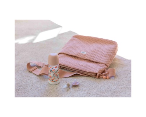 Пляшечка для годування Suavinex Wonderland 270 мл, фізіологічна, середній потік, рожева (308748)