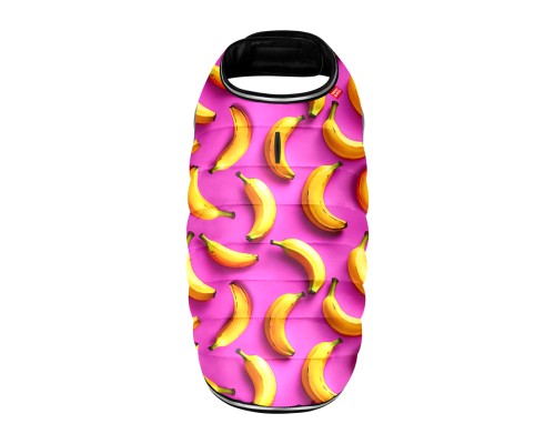 Курточка для тварин WAUDOG Clothes Банани на рожевому M (504-4055)