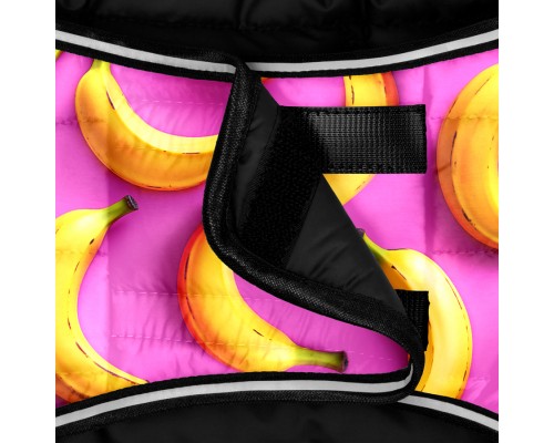Курточка для тварин WAUDOG Clothes Банани на рожевому M (504-4055)
