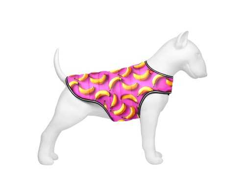 Курточка для тварин WAUDOG Clothes Банани на рожевому M (504-4055)