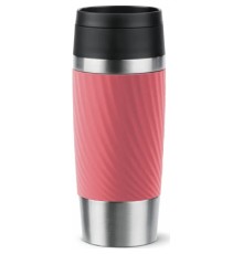 Термокружка Tefal Travel Mug Classic Twist, 360мл, нержавіюча сталь, кораловий (N2024410)