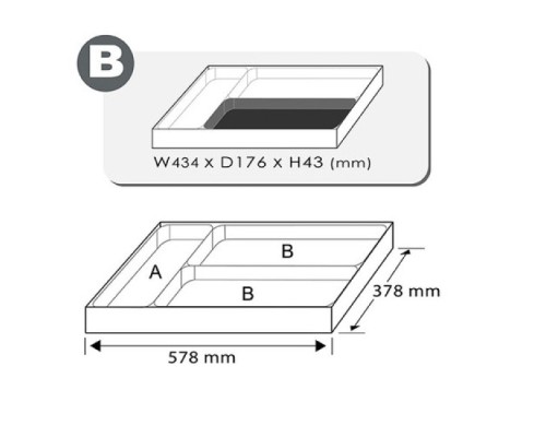 Ключ Toptul комбінований 6-24мм 16 шт. (У ложементі) (GAAT1604)