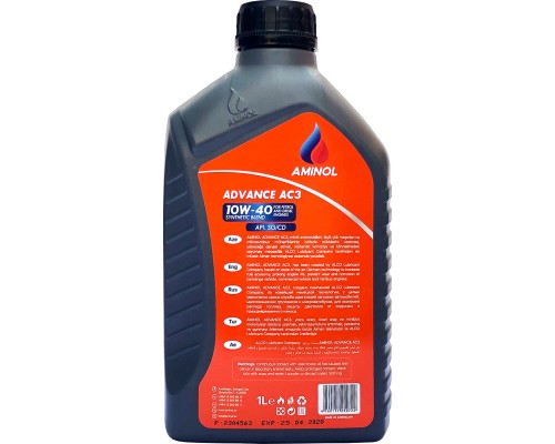 Моторна олива Aminol Advance AC3 10W40 1л (AM164949)