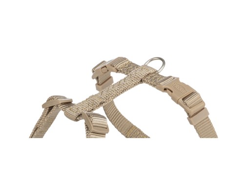 Шлея для собак Trixie Premium H-harness L-XL 75-120 см 25 мм Пісочна (4053032673212)