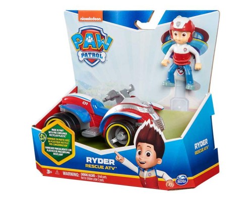 Ігровий набір Paw Patrol Рятувальний автомобіль з водієм Райдер (SM16775/8807) Ігровий набір Paw Patrol Рятувальний автомобіль з водієм Райдер (SM16775/8807)