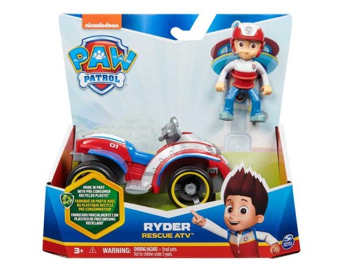 Ігровий набір Paw Patrol Рятувальний автомобіль з водієм Райдер (SM16775/8807) Ігровий набір Paw Patrol Рятувальний автомобіль з водієм Райдер (SM16775/8807)