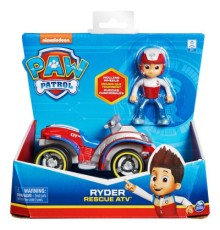 Ігровий набір Paw Patrol Рятувальний автомобіль з водієм Райдер (SM16775/8807)