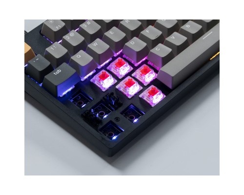 Клавіатура Keychron C1 Pro 87Key K pro Red RGB QMK/VIA Hot-swap USB UA Black (C1PM1_KEYCHRON)
