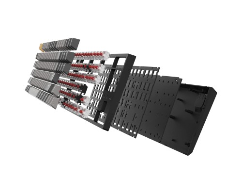 Клавіатура Keychron C1 Pro 87Key K pro Red RGB QMK/VIA Hot-swap USB UA Black (C1PM1_KEYCHRON)