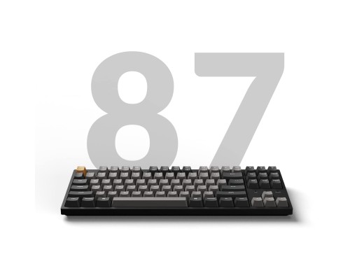 Клавіатура Keychron C1 Pro 87Key K pro Red RGB QMK/VIA Hot-swap USB UA Black (C1PM1_KEYCHRON)
