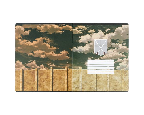 Зошит Kite Attack on Titan, 24 аркуші, клітинка (AT24-238)