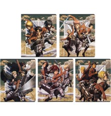 Зошит Kite Attack on Titan, 24 аркуші, клітинка (AT24-238)